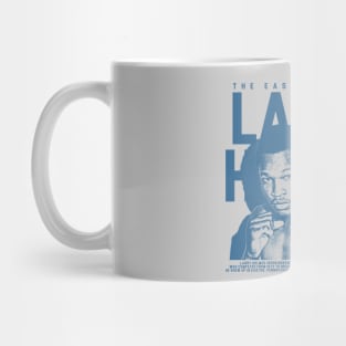 Larry Holmes - Retro Blue Mug